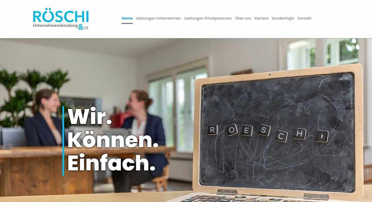 Heise Homepage Business Referenz Röschi