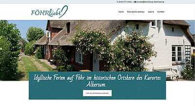 Homepage Basic Referenz Ferienhaus Foehrliebt