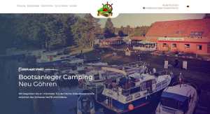 Homepage Referenz Bootsanleger Camping Neu Göhren