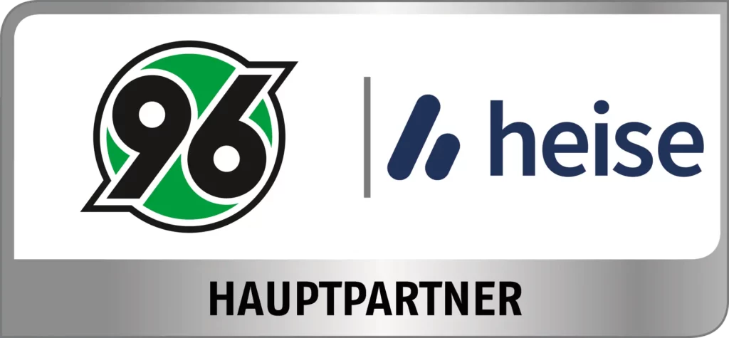 Hannover 96 Hauptpartner heise Badge