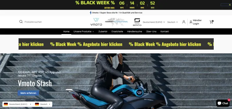 heise homepages Online-Shop Referenz Hammer International