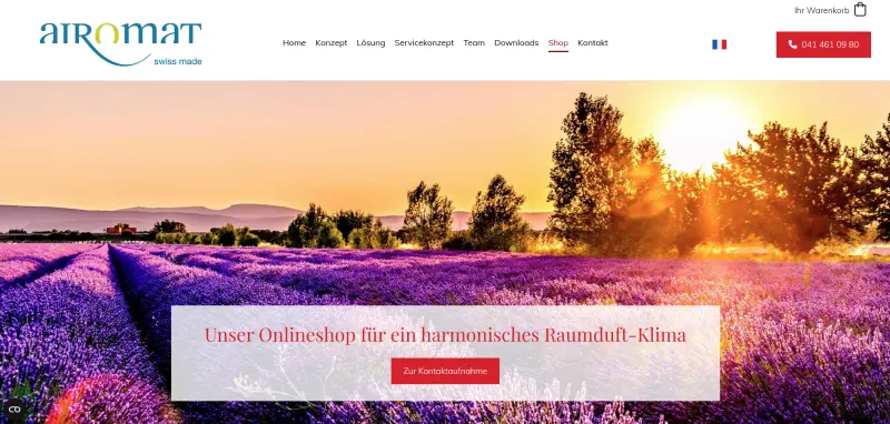 heise homepages Online-Shop Referenz airomat