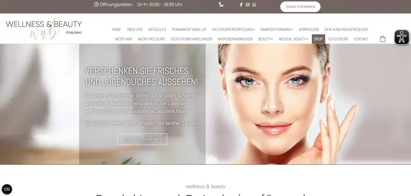 heise homepages Online-Shop Referenz Wellness & Beauty Straubing
