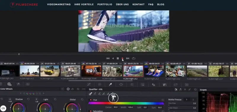 heise homepages All-Inclusive Referenz Filmschere