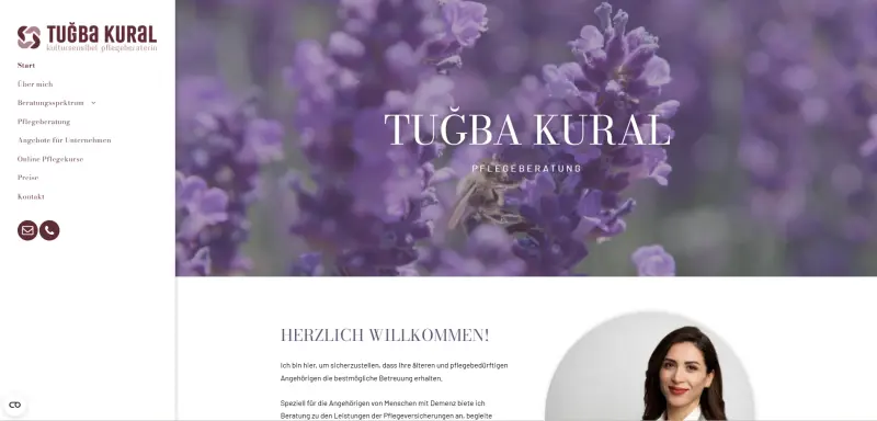 Homepage Business Referenz Tugba Kural