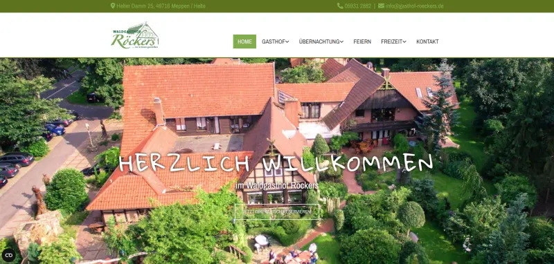 Homepage Starter Referenz Gasthof Röckers