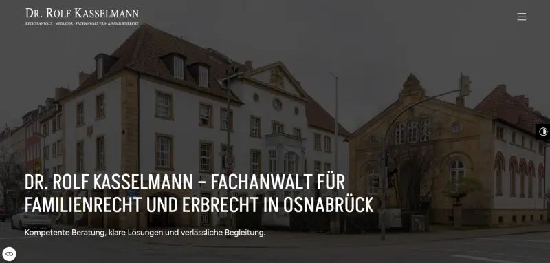 Homepage Starter Referenz Rechtsanwalt Dr. Kasselmann